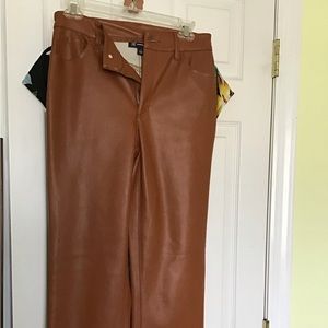 INC Vegan Leather Jeans